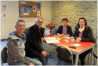 Visite du Président de la Banque Alimentaire